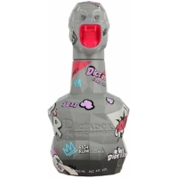 Dictador Game Changer Rum 70 cl bottle shaped like a gorilla head with colorful graffiti-style designs