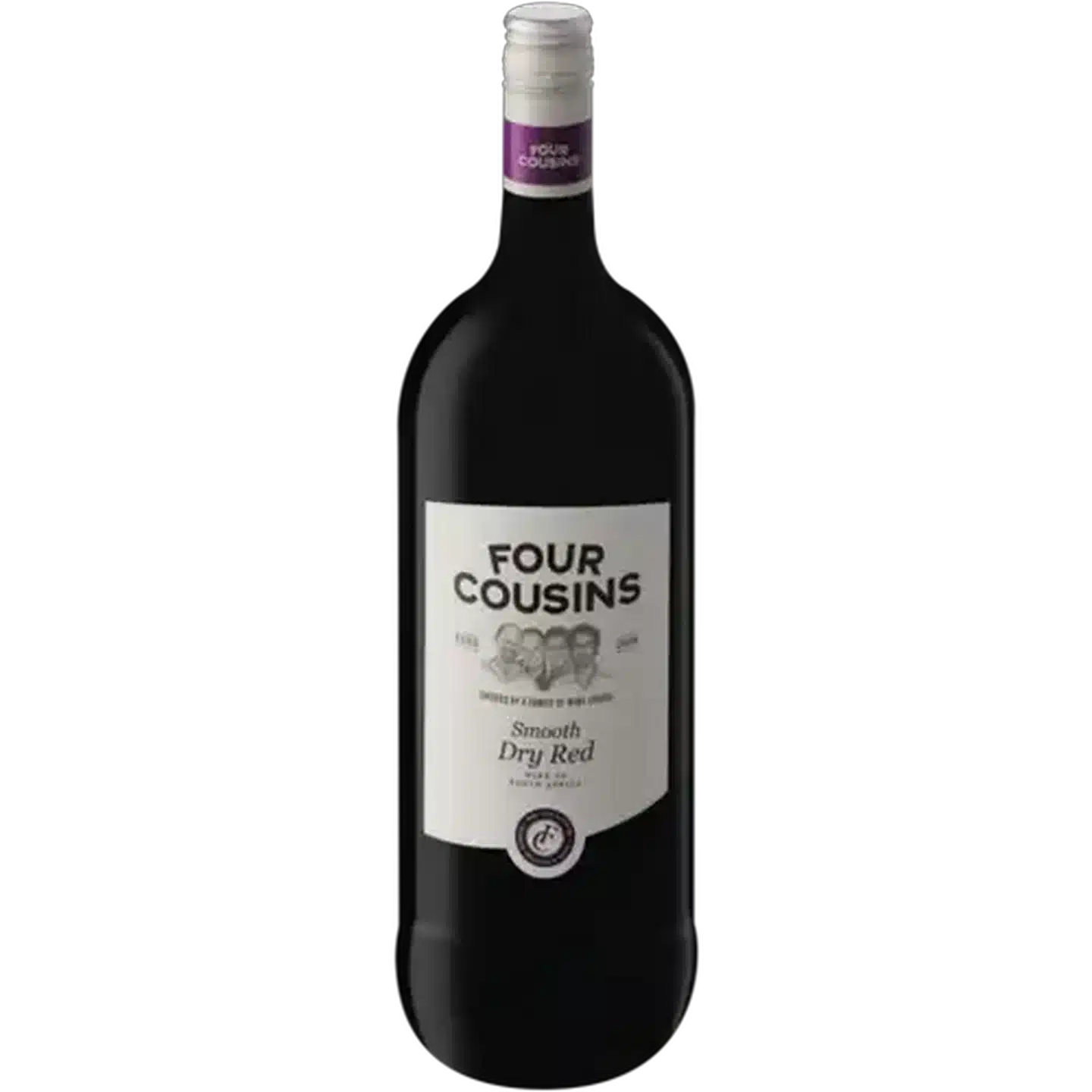 6a5a27bcbb512c6ea464d270 dry red 1.5L Four Cousins Smooth Dry Red 1.5L - Image 1