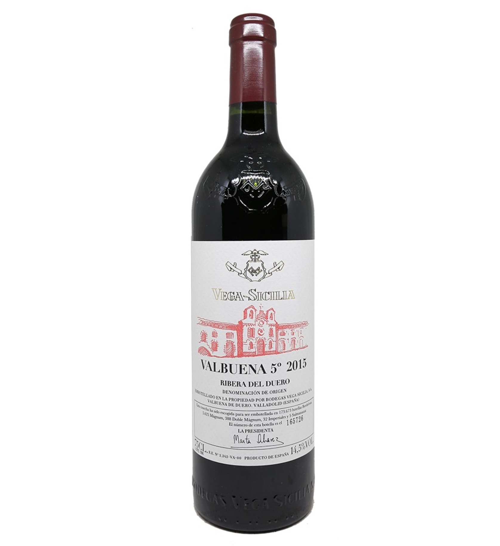 Vega Sicilia Valbuena 5°, Ribera del Duero 2015 75cl
