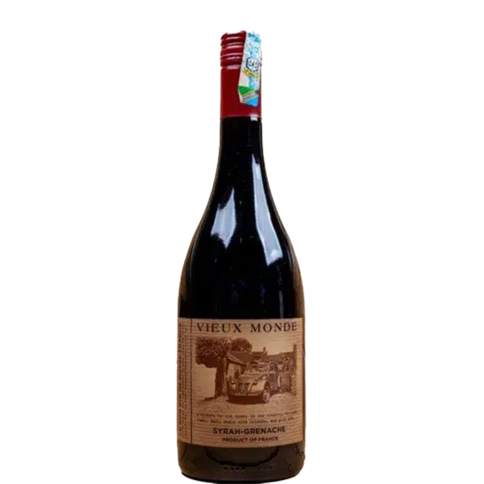 VIEUX-MONDE-SYRAH-GRENACHE_02-alhamracellar.com_.xlsx_PD-12965 Vieux Monde Syrah Grenache Wine 75cl - Image 1