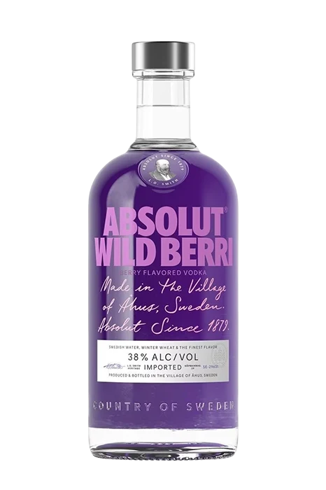 Absolut Wild Berry Vodka 1L - Image 1