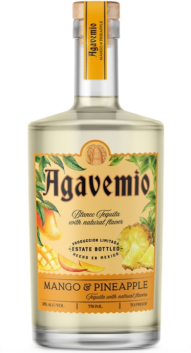 agavemio-mango-pineapple-1 Agavemio Blanco Mango & Pineapple Tequila 75cl - Image 1