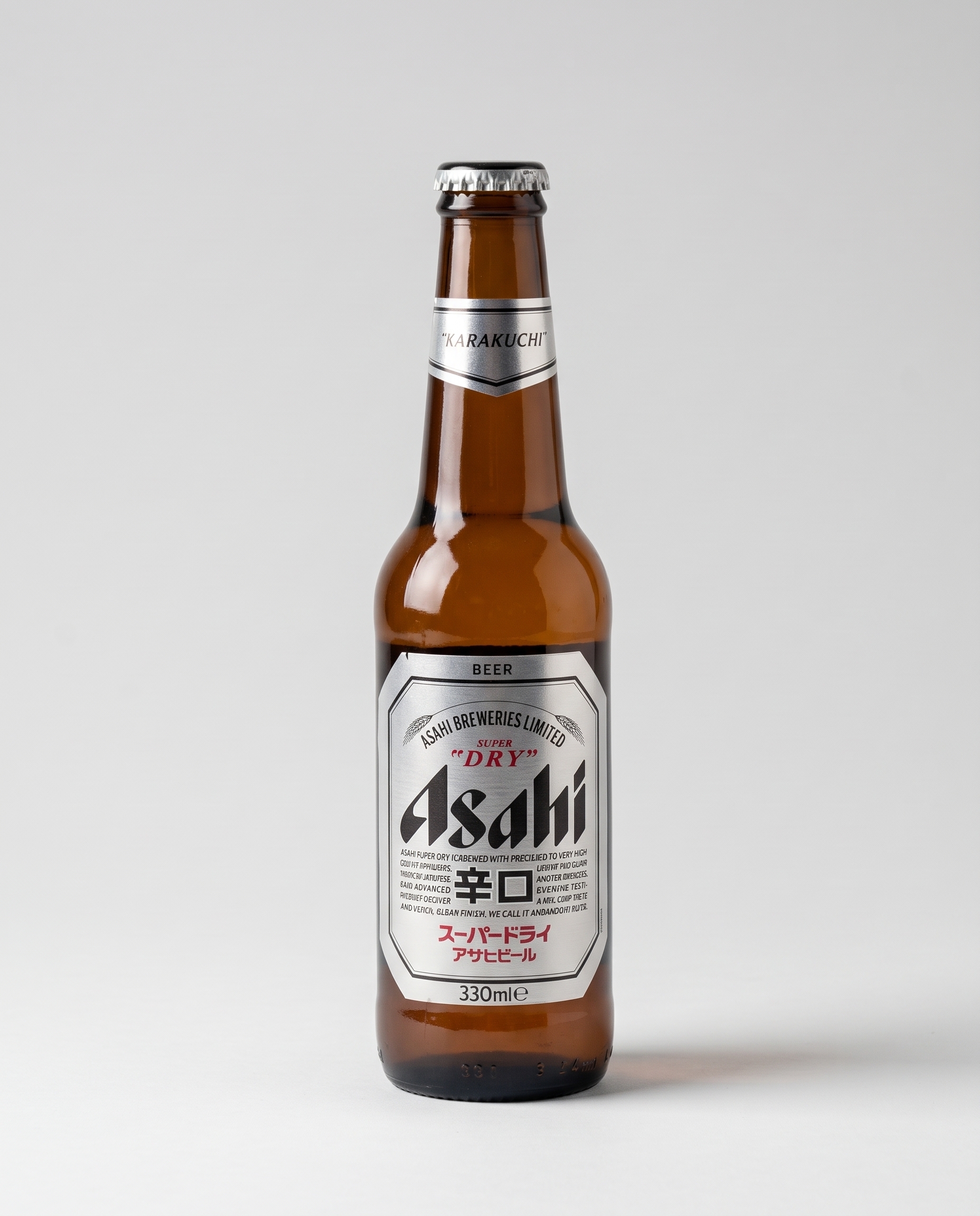 asahi bottle 33cl Asahi Beer Bottle 330ml (1 Bottle) - Image 1