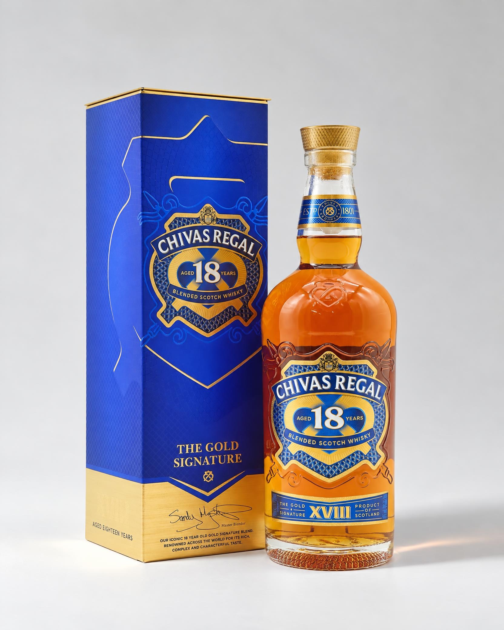 chivas 18 1l Chivas Regal 18 Year Old Whisky 1L - Image 1