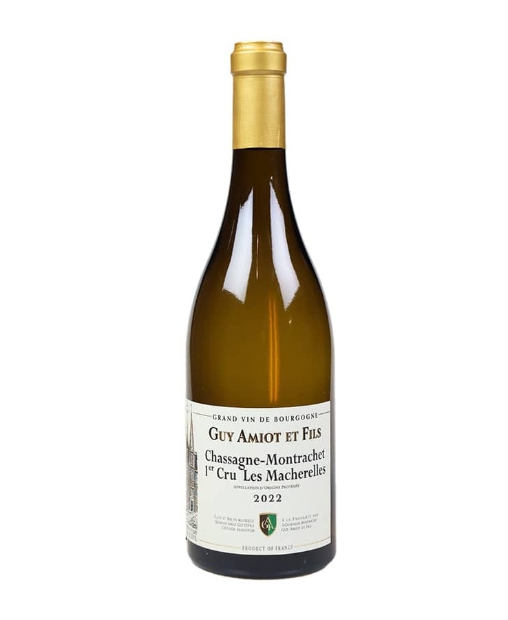 Guy Amiot, Chassagne-Montrachet 1er Cru Les Macherelles 2022 75cl - Image 1