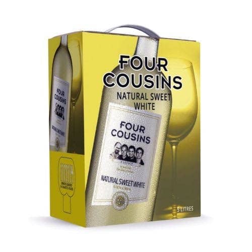 images sweet white 5l Four Cousins Natural Sweet White 5Ltr - Image 1
